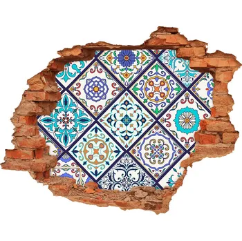 Fototapeta Fototapeta díra na zeď Keramické obkladačky