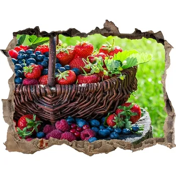 Fototapeta Samolepící nálepka Koš lesního ovoce