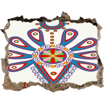 Fototapeta Díra 3D fototapeta nálepka Polský lidový vzor