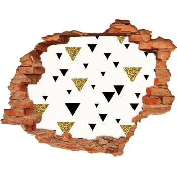 Fototapeta Fototapeta díra na zeď Trojúhelníky pozadí