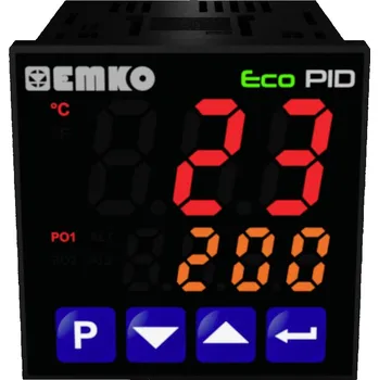 Termostat Emko ecoPID.4.6.1R.S.0 termostat Pt100, J , K, R , S , T , L -199 do plus 999 °C relé 5 A, SSR (d x š x v) 90 x 48 x 48 mm