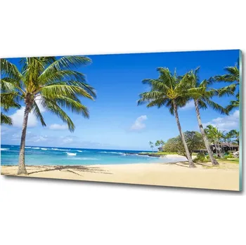 Obraz Foto obraz skleněný horizontální Tropická pláž