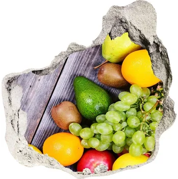 Fototapeta Nálepka 3D díra Ovoce na stromě