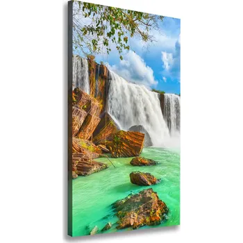 Obraz Vertikální Vertikální Foto obraz na plátně do obýváku Vodopád