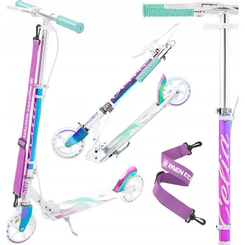 Koloběžka Skládací koloběžka Raven Celia WHITE Neo Chrome 145mm s ruční brzdou