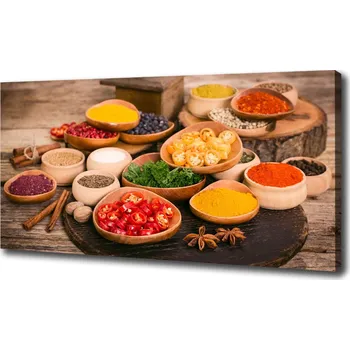 Obraz Foto obraz na plátně Koření a bylinky