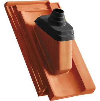 pálená krytina CREATON Průchody střechou OPTIMA Taška prostupová anténní NW 60 Vínově červená engoba