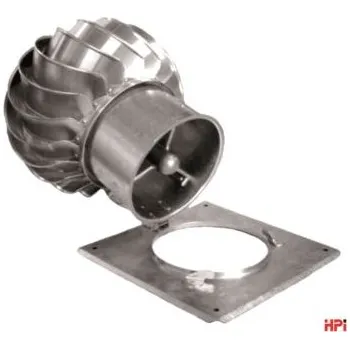 Komín DOPLŇKY Komínové hlavice Turbowent-odkl.zákl. -nerez 250