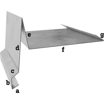BLIX Pozink tl. 0,55 mm Závětrná lišta spod r.š. 250