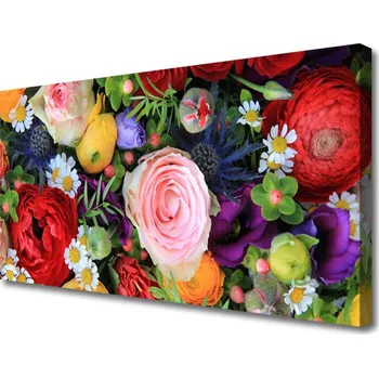 Obraz Obraz na plátně Květiny Rostlina Příroda 125x50 cm