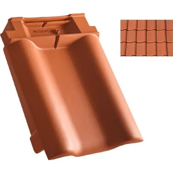 pálená krytina CREATON Balance LENTI Taška připojení hřebene větrací levá Červená engoba