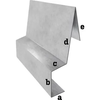 BLIX Pozink tl. 0,55 mm Závětrná lišta záv. r.š. 333