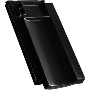 Střešní krytina CREATON Optima HÖNGEDA Taška připojení hřebene větrací Černá Glazura Finesse