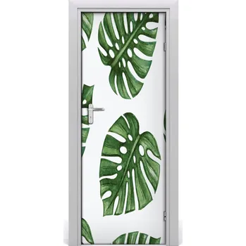 Fototapeta Samolepící fototapeta na dveře Monstera 75x205 cm