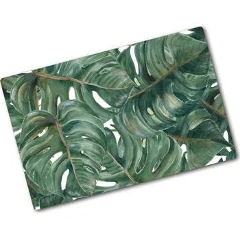 Kuchyňské prkénko Deska na krájení tvrzená Monstera