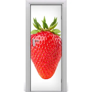Fototapeta Fototapeta na dveře samolepící jahoda 75x205 cm
