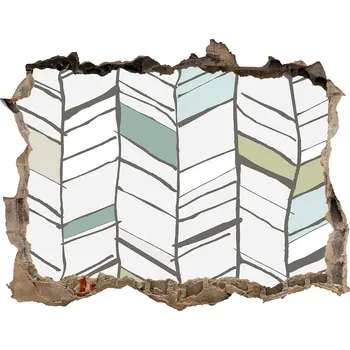 Fototapeta Fotoobraz díra na stěnu nálepka Jedlička vzor