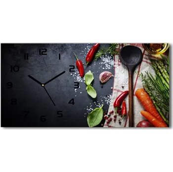 Hodiny Moderní skleněné hodiny na stěnu Složení