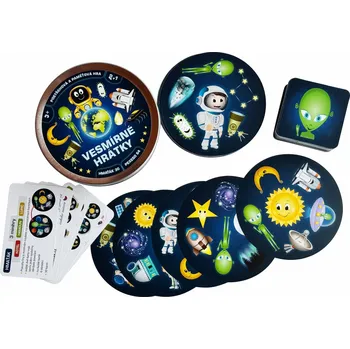 Desková hra Teddies Vesmírné hrátky 2v1