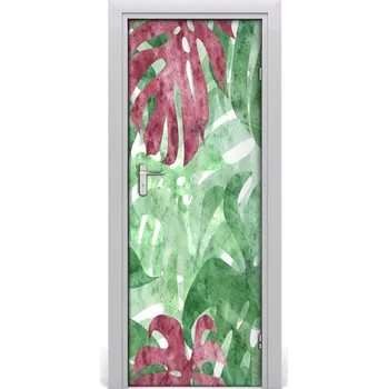 Fototapeta Samolepící fototapeta na dveře Monstera 75x205 cm