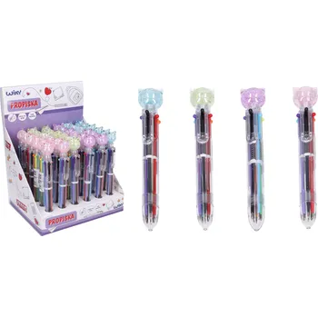 Vícebarevná propiska Kočka, 6 barev