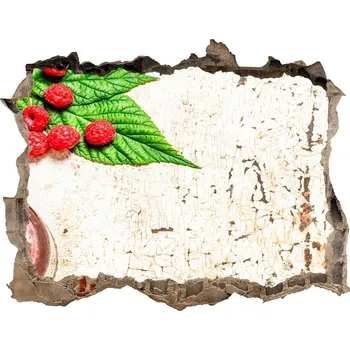 Fototapeta Nálepka 3D díra samolepící Malinový džem