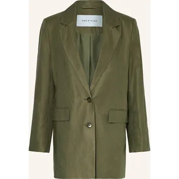 Dámské sako Mrs & Hugs Dámský Dlouhý Blejzr, khaki, 40