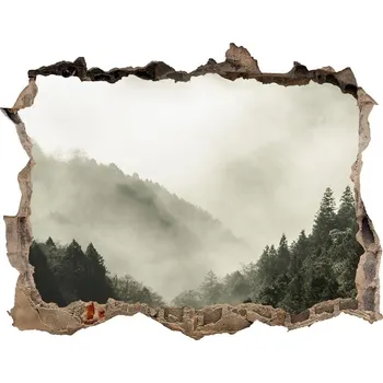 Fototapeta Samolepící nálepka Mlha nad lesem