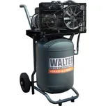 WALTER Litinový pístový kompresor VWK430-3-0/90P příkon 2,2 kW, sací výkon 430 l/min, tlak 10 bar, vzdušník 90 l, napětí 400/50 V/Hz