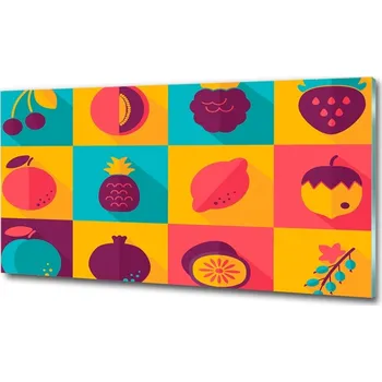 Obraz Foto obraz sklo tvrzené Ikony ovoců
