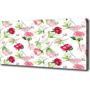 Obraz Foto obraz na plátně Růžové pivoňky