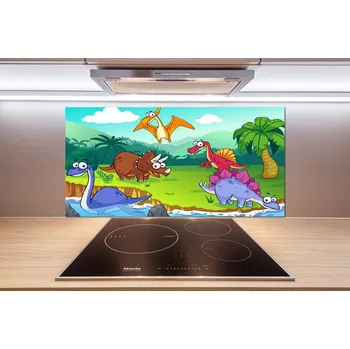 Obklad Skleněný panel do kuchynské linky Diamanty