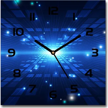 Hodiny Skleněné hodiny na stěnu Trojrozměrné pozadí