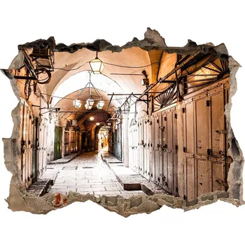 Fototapeta Fototapeta díra na zeď 3D Jeruzalém