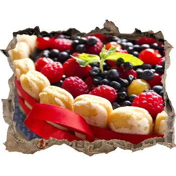 Fototapeta Samolepící nálepka Koláč lesní ovoce