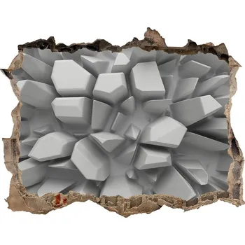 Fototapeta Díra 3D fototapeta nálepka Abstrakce 3D