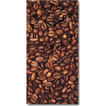 Hodiny Moderní hodiny nástěnné Zrnka kávy