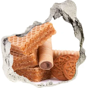 Fototapeta Nálepka 3D díra na zeď Sladkosti