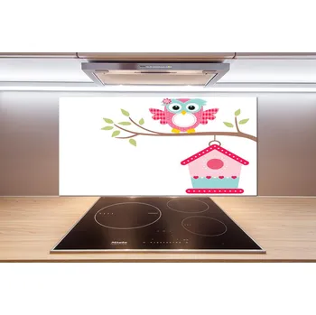 Obklad Panel do kuchyně Sova na větvi