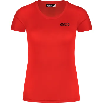 Dámské tričko Dámské funkční tričko NORDBLANC DRAWN NBSLF8029 ORANŽOVÝ INKOUST 38