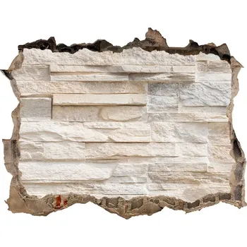 Fototapeta Nálepka 3D díra samolepící Zděná zeď