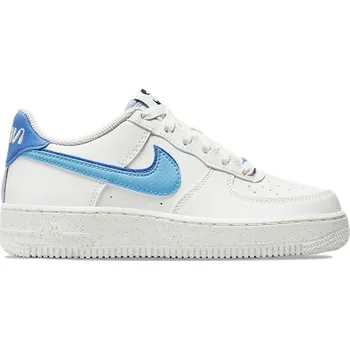Dámské tenisky Nike Air Force 1 Low 82 Double Swoosh White Medium Blue (GS) Velikost: 38.5 DQ0359-100