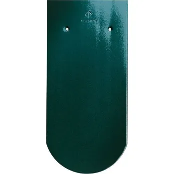 pálená krytina CREATON KLASSIK Základní taška 1/1 Zelená Glazura Finesse