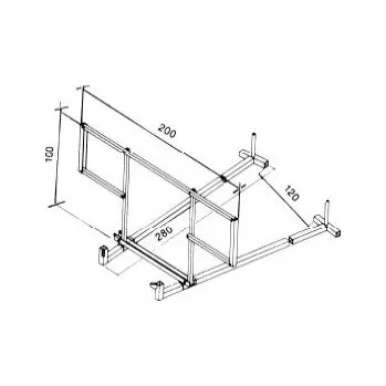 GEDA Shoz suti Rám pro ploché střechy