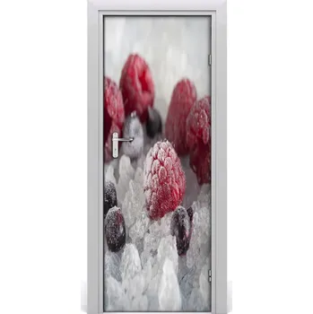 Fototapeta Fototapeta na dveře samolepící mražené ovoce 75x205 cm