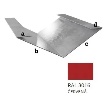 plechová krytina BLIX Pozink tl. 0,5 mm Úžlabí r.š. 1000 RAL3011 Červená