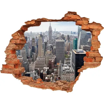 Fototapeta Fototapeta díra na zeď 3D New York