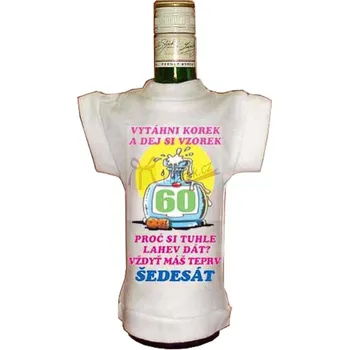 Tričko na lahev jubileum - výročí 60 let