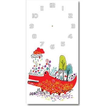 Hodiny Moderní hodiny nástěnné Krokodýl