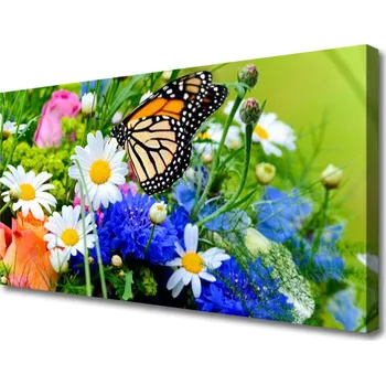 Obraz Obraz na plátně Květiny Rostlina Příroda 125x50 cm